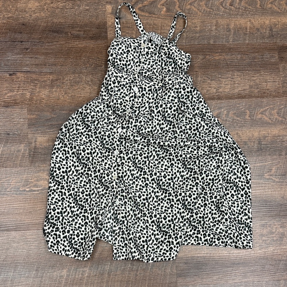 Stylish Leopard Print Kids Dress
